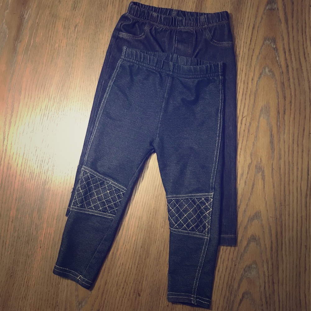 Two pairs Toddler Jeans
